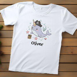 Camiseta De Bebé Lindo Narval Pirata