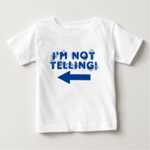 Camiseta De Bebé Lindo "¡No lo digo!"