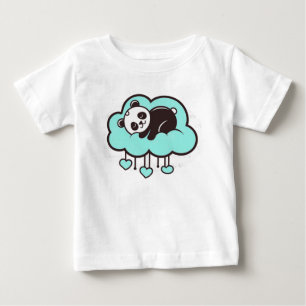 Camiseta De Bebé Lindo panda de estilo de dibujos animados