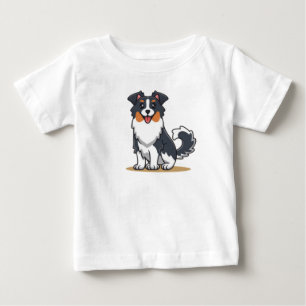 Camiseta De Bebé Lindo pastor australiano-23144