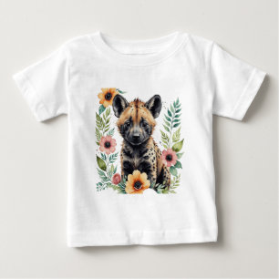 Camiseta De Bebé Lindo perro africano pintado, perro salvaje africa