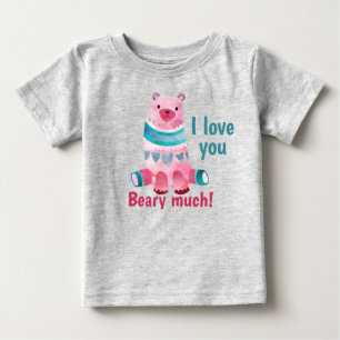 Camiseta De Bebé Lindo te amo Beary mucho!