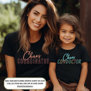 Camiseta De Bebé Lindo Texto Divertido Caótico Comandante Niño Colo