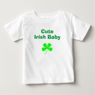 Camiseta De Bebé Lindo trébol verde irlandés día de San Patricio