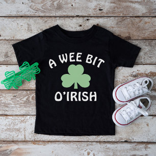 Camiseta De Bebé Lindo un poquito de verde irlandés día de San Patr