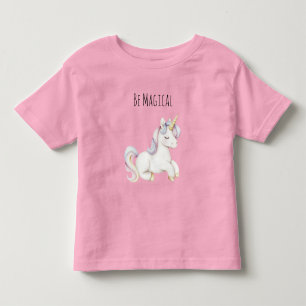 Camiseta De Bebé Lindo Unicornio Mágico