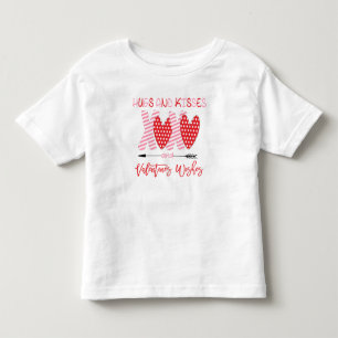 Camiseta De Bebé Lindo XOXO Abrazos y Besos San Valentín