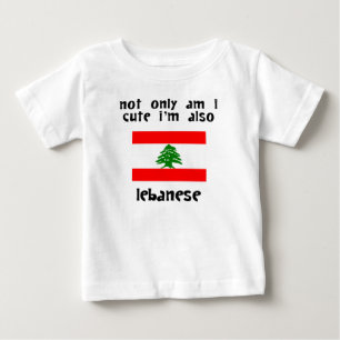 Camiseta De Bebé Lindo y libanés