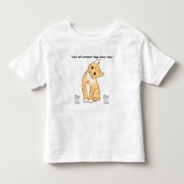 Camiseta De Bebé lindos gatos (Anverso)