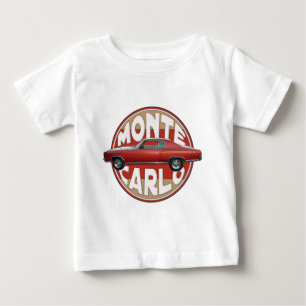 Camiseta De Bebé Línea roja 1970 de Chevy Monte Carlo