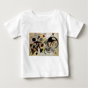 Camiseta De Bebé Línea transversal ininterrumpida de Kandinsky