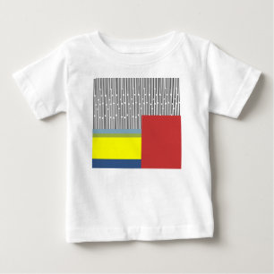 Camiseta De Bebé Líneas abstractas y Rectángulos
