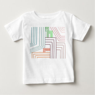 Camiseta De Bebé Líneas Art Deco