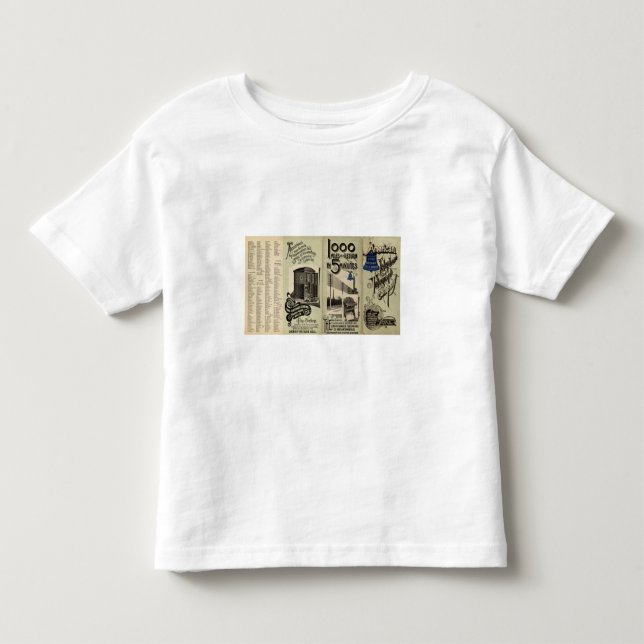 Camiseta De Bebé Líneas en Maine (Anverso)