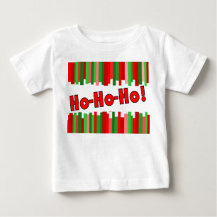 Camiseta De Bebé Líneas vagabundas - Rojo y Verde