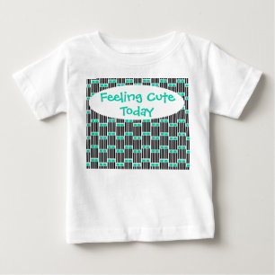 Camiseta De Bebé Líneas y cajas