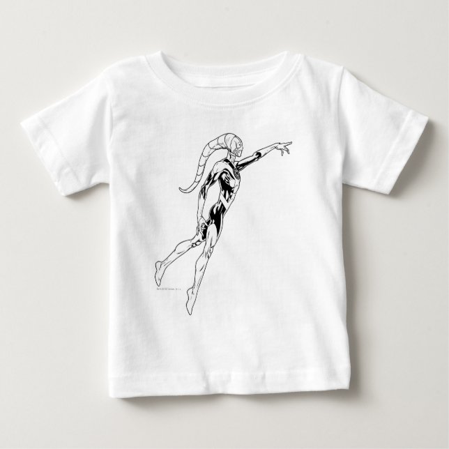 Camiseta De Bebé Linterna azul 11 (Anverso)