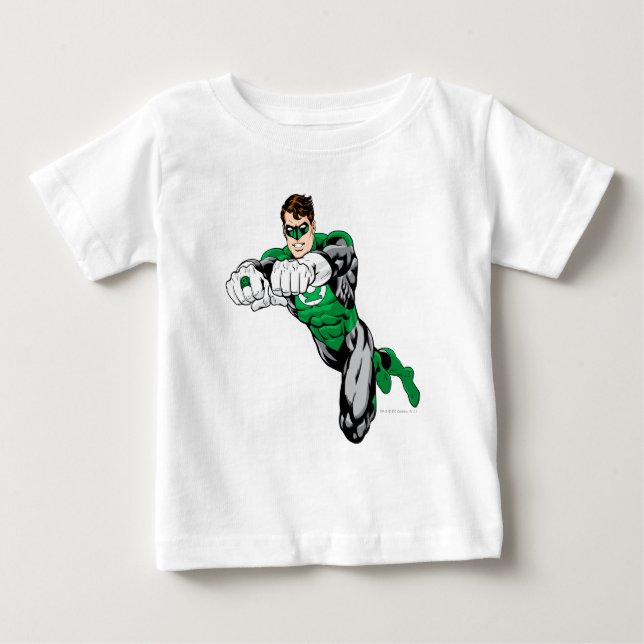 Camiseta De Bebé Linterna verde - Ambos brazos hacia adelante (Anverso)