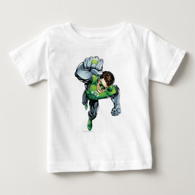 Camiseta De Bebé Linterna verde: cómic, aumento de brazos (Anverso)