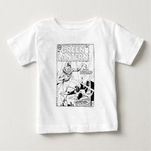 Camiseta De Bebé Linterna verde contra el payaso, blanco y negro