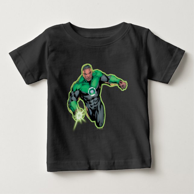Camiseta De Bebé Linterna verde John Stewart (Anverso)