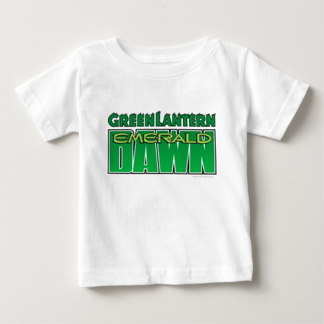 Camiseta De Bebé Linterna verde - Logo de Emerald Dawn (Anverso)