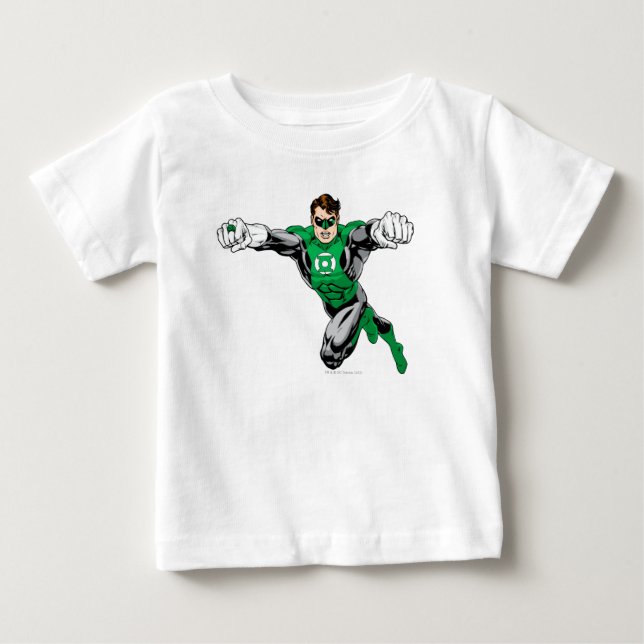 Camiseta De Bebé Linterna verde - Mirando hacia adelante (Anverso)