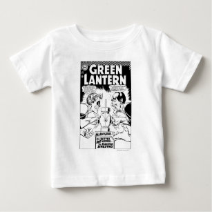 Camiseta De Bebé Linterna verde vs Sinestro, negro y blanco