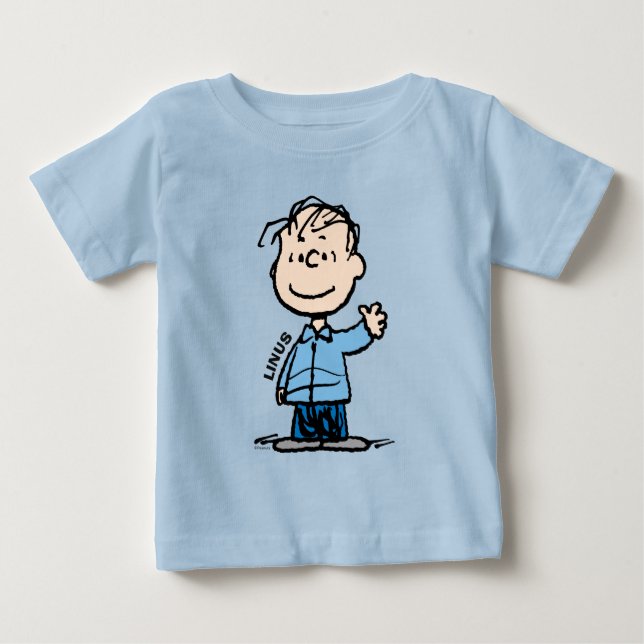 Camiseta De Bebé Linus Waving (Anverso)