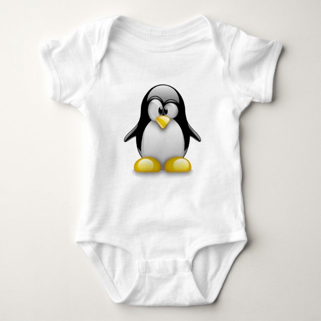 Camiseta De Bebé Linux Ubuntu (Anverso)