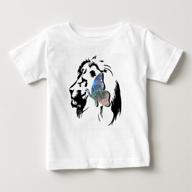 CAMISETA DE BEBÉ LION FLY (Anverso)