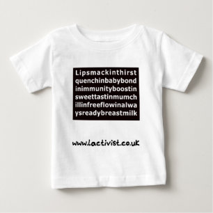 Camiseta De Bebé Lipsmakinthirstquenching…