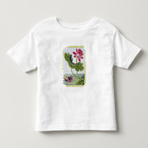 Camiseta De Bebé Lirio chino de agua roja, volumen I, placa 82, de 