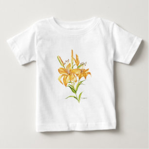 Camiseta De Bebé Lirio tigre