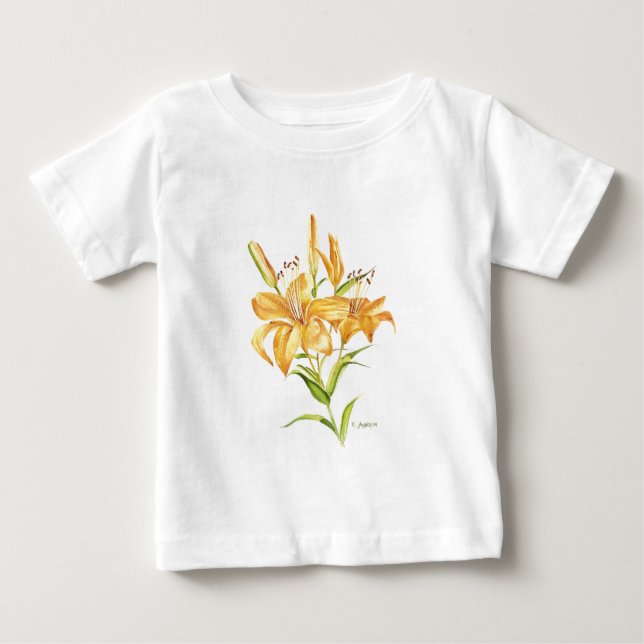 Camiseta De Bebé Lirio tigre (Anverso)