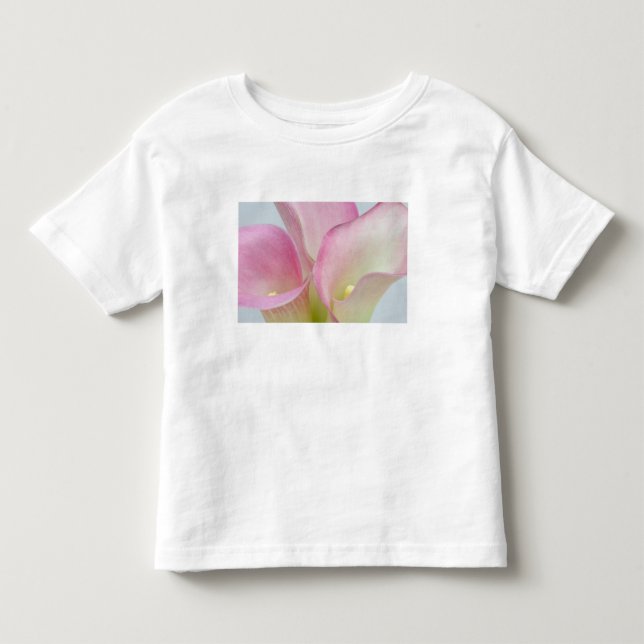 Camiseta De Bebé Lirios de Calla Rosados (Anverso)