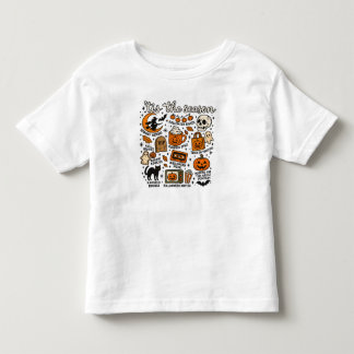 Camiseta De Bebé Lista de Verificación de la Temporada de Terror Ha