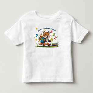 Camiseta De Bebé "¡Listo para Aprender, Listo para Brillar!" – Dise