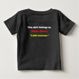 Camiseta De Bebé "¡Listo para Aprender, Listo para Brillar!" – Dise