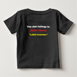 Camiseta De Bebé "¡Listo para Aprender, Listo para Brillar!" – Dise