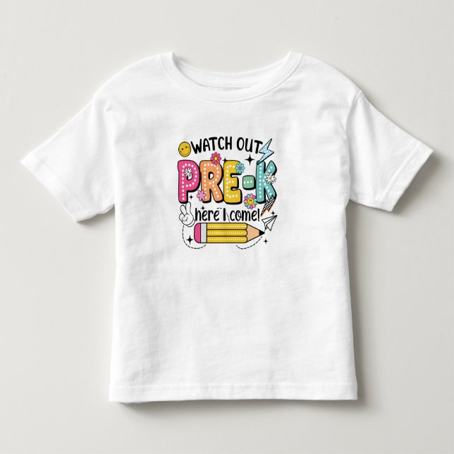 Camiseta De Bebé ¡Listo para la aventura de preescolar! (Anverso)