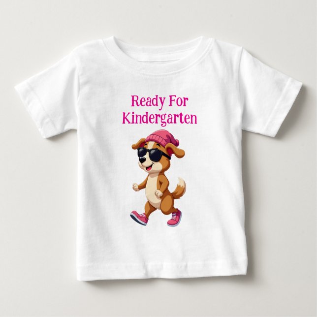 Camiseta De Bebé Listo personalizado para jardines de infancia (Anverso)