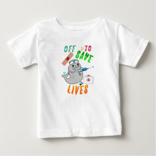 Camiseta De Bebé Listos Para Salvar Vidas