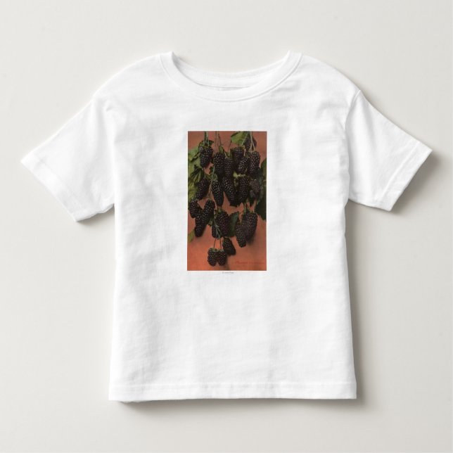 Camiseta De Bebé Litografía de Chromo de la fruta del mamut (Anverso)