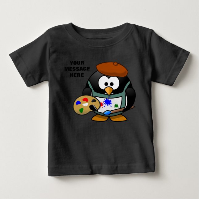 Camiseta De Bebé Little Artist Tee (Anverso)