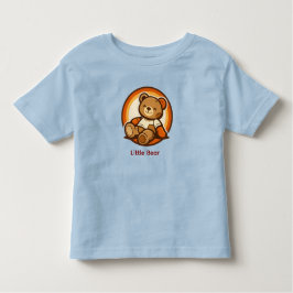 Camiseta De Bebé Little Bear Cute Retro Kawaii Toddler T-Shirt