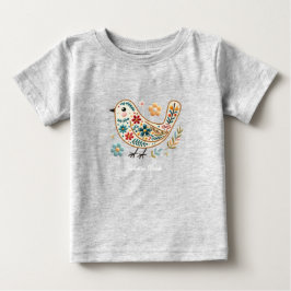 Camiseta de bebé Little Bird Floral