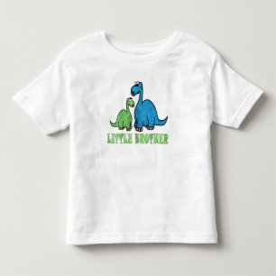 Camiseta De Bebé Little Brother Dino
