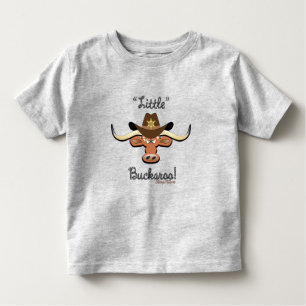 Camiseta De Bebé Little Buckaroo, Longhorn Steer Toddler T shirt