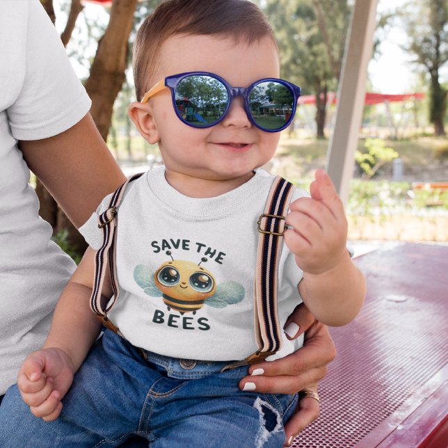 Camiseta De Bebé Little Buzzers Eco Tee - Salven a las abejas (Subido por el creador)